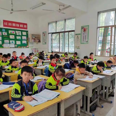 赫山一小📚二年级2101班书法课