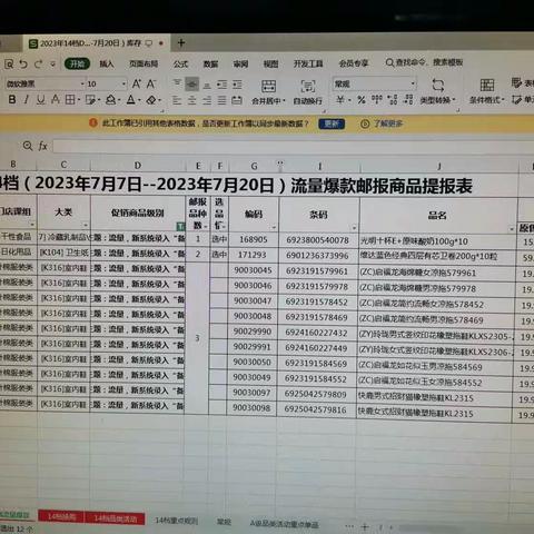 1150谷城店“酷爽夏日，畅饮无限”14档邮报换档陈列美（2023.7.7-2023.7.20）1