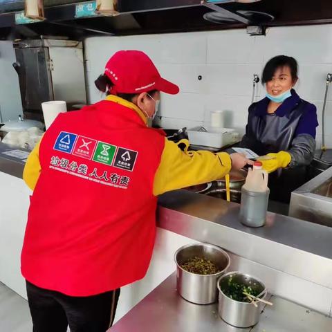 燕岭社区开展“光盘行动从我做起”主题宣传活动