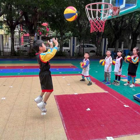 2022学年第二学期金沙幼儿园篮球训练营1班🏀开课啦！