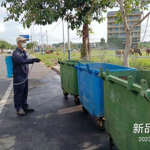 2023年5月16日海南衡然生态防治工程有限公司对陵水县新村镇开展病媒生物防治工作
