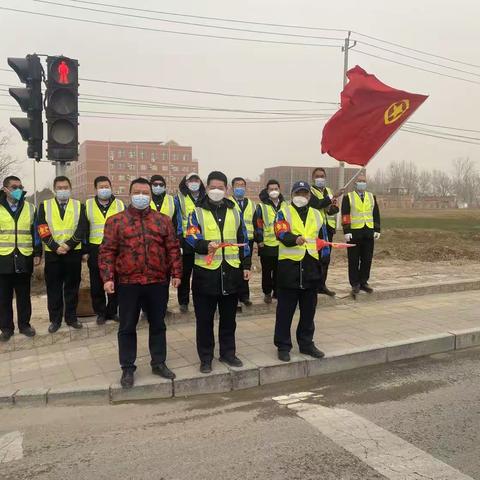 斑马线前你我他 文明出行人人夸——第一区域开展礼让斑马线活动