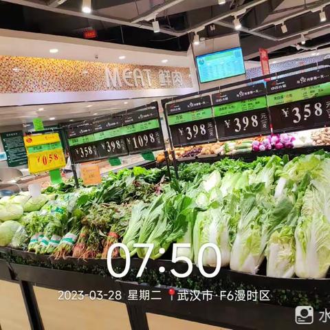 漫时区店3月28日生鲜区第一次开业营运报告