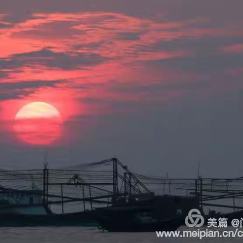 看不够的日出日落——北海