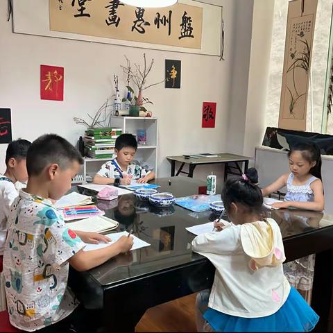 红果周末书法班