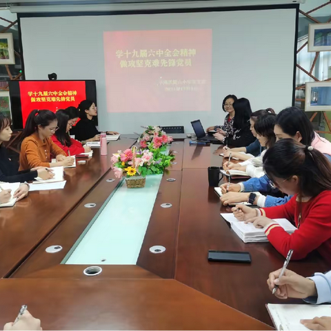 学十九届六中全会精神，做攻坚克难合格党员