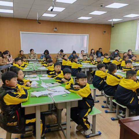 孟庄镇教育联区小学数学公开课活动