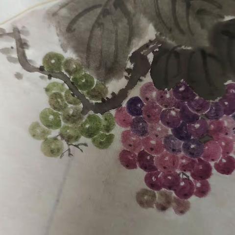 小写意葡萄分解步骤