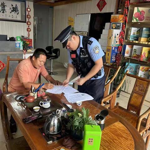 藤桥海岸派出所精准开展“扫楼行动”反诈宣传活动