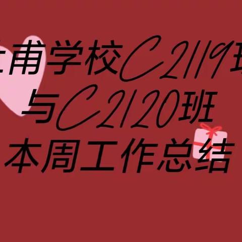 2119与2120本周语文学习总结