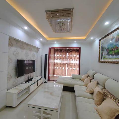 🌟🔑52.8万英伦蓝岸3/2/1产权83平，精装中庭，老证，好楼层，诚心买的价格好谈7☎️6013