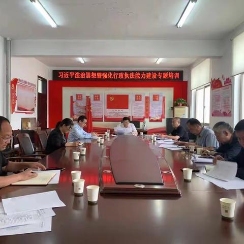 东明县市场监督管理局开展“习近平法治思想暨强化行政执法能力建设”集中学习
