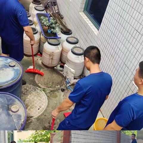 坪西社区小型消防站“卫生大扫除”