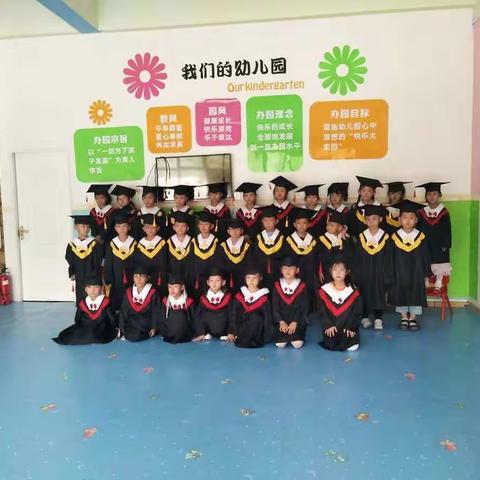 银川市金凤区小牛津艺术幼儿园大班小朋友毕业啦