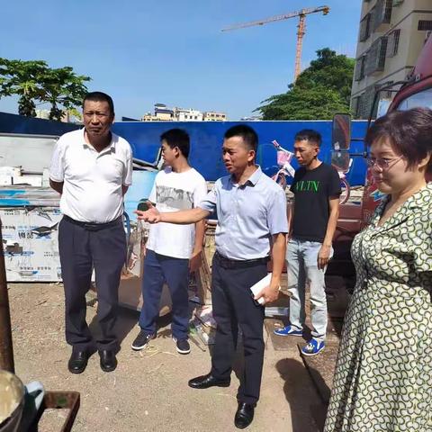 市人大常委会副主任徐志飞带队对废品收购站点位进行抽查督导