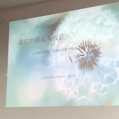 分享得失，钻研试题——2019年暑期初中数学集体备课活动