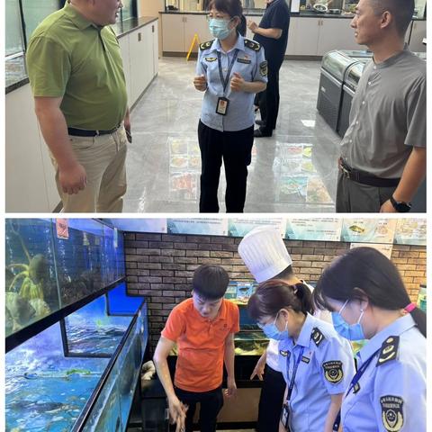 市市场监管局对大型餐饮店开展食品安全检查