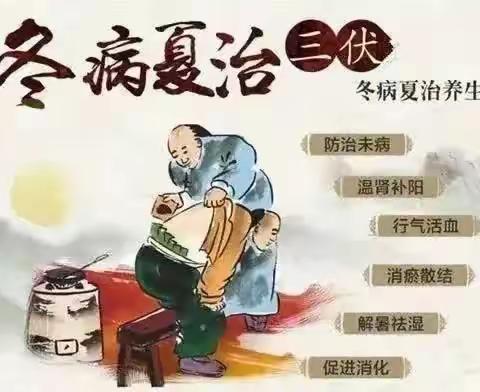 三伏贴，如约而至