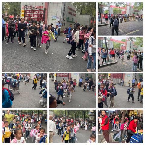 家校护学岗，扬帆护启航—— 峡江县实验小学一部三年级（7）班家长护校纪实