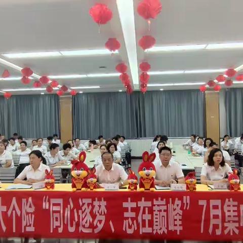 中国人寿喀什分公司大个险渠道经营分析会暨七月启动会