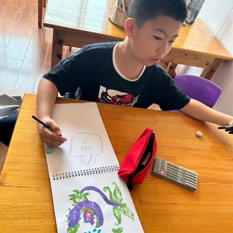 线描写生基础《背包》