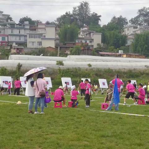 七运会盘龙区射箭代表队训练日常 一