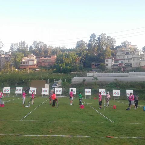 七运会盘龙区射箭代表队日常训练 三