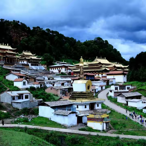 神秘的甘南小镇——郎木寺（二） 商铺名称