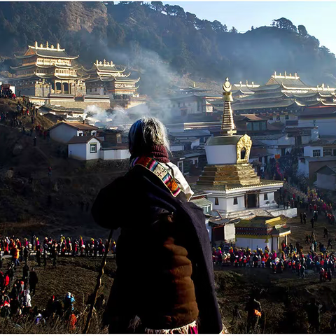 神秘的甘南小镇——郎木寺（一） 地跨二省