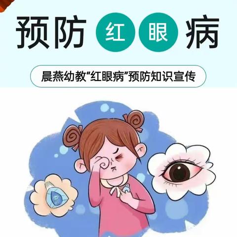 【晨燕幼教●卫生保健】守护眼健康—“红眼病”预防知识宣传