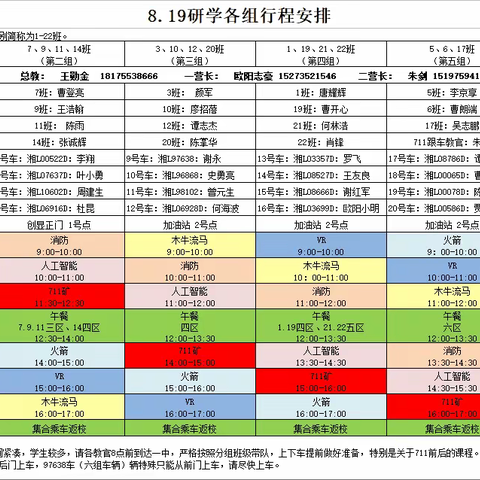 郴州市一中2110班2023年研学之旅