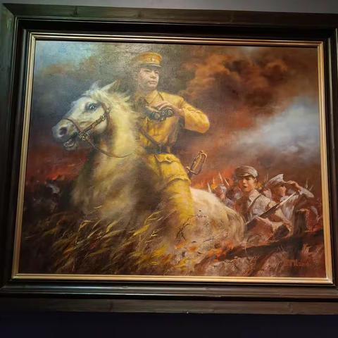 参观叶挺红军纪念馆