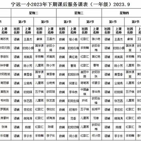 课后方享服务暖，社团尽是活动欢——宁远一小第八周课后服务周报