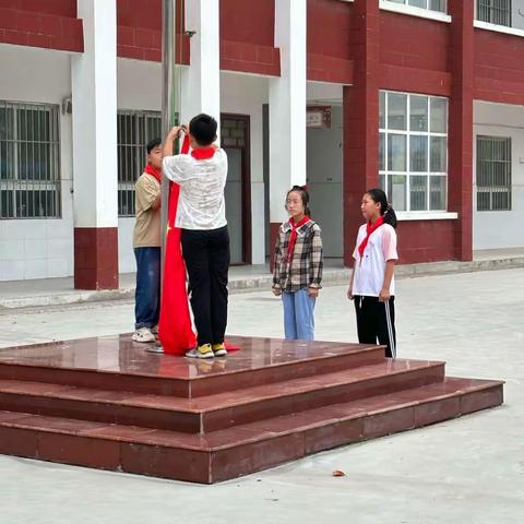 芬芳九月，礼颂师恩—韩村镇焦夫中心小学升旗仪式