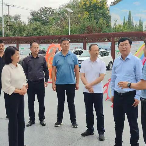 县委副书记李同勃一行对乐颐养老广济镇小麦屯村助餐服务点工作进行检查指导