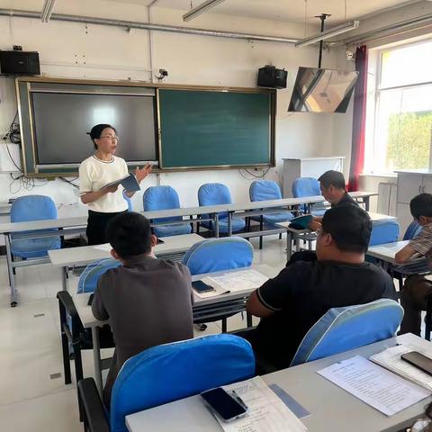 建平县义成功乡小学全科教研活动