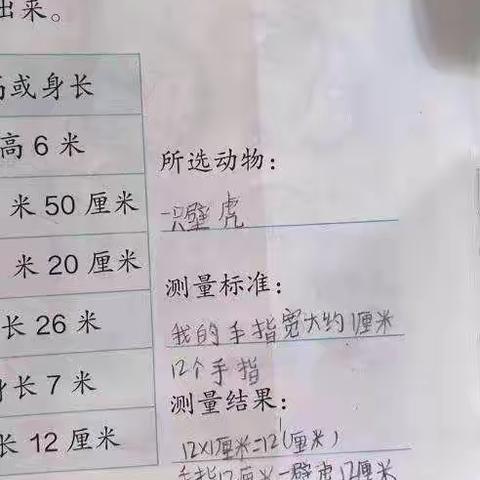 弘扬数学文化，呈现数学魅力   ——青龙三小“学科文化系列活动”之二年级数学3、4班测量物体活动纪实