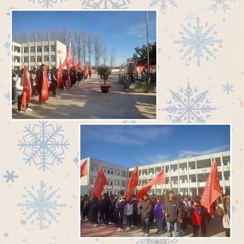 漫漫风雪路，铸就钢铁心——岳滩二中冬季长跑比赛