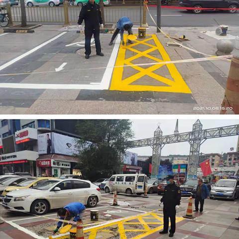 王益城管饰新机动车位服务群众停车