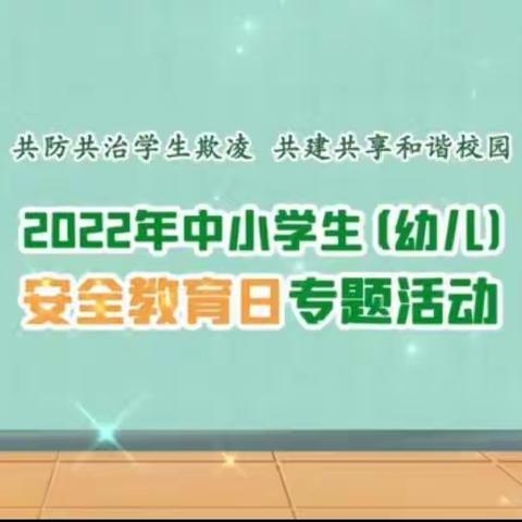 杨林寨中心幼儿园---《安全教育日》