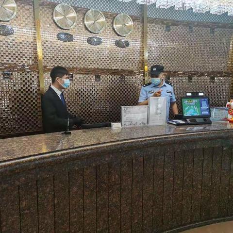 【碑林公安 百日行动】柏树林派出所对辖区酒店进行治安检查