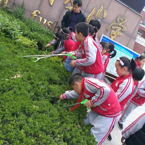 捡垃圾，净环境，护校园