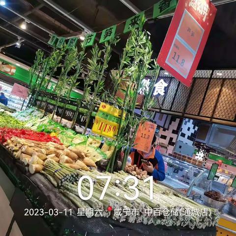 咸宁区域通城店3.11生鲜第一次开业报告
