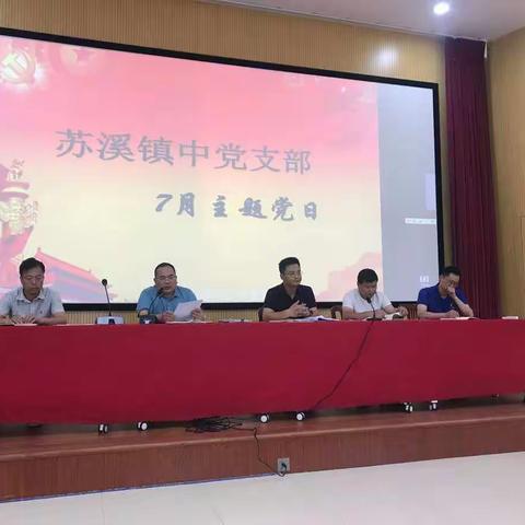 苏溪镇中暑期师德师风专项整治会议