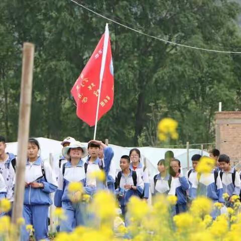 油菜花开抖精神，意气风发写青春——记马力中学九年级师生春游活动