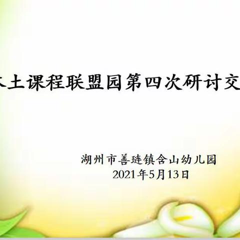 联盟同行 共促成长——记本土课程联盟园第四次研讨活动