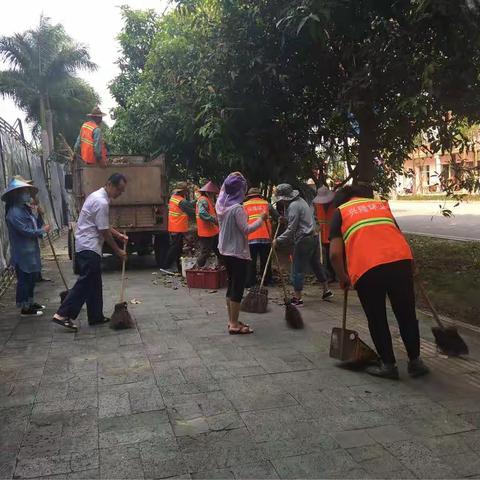 兴隆综合执法服务管理局政务中心(六项办)配合物业办创国卫工作周报