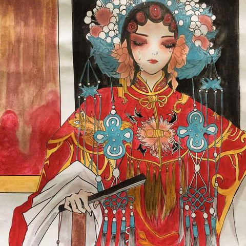 二十中学和海宁学校初一级“湛江国家级非物质文化遗产”主题绘画比赛