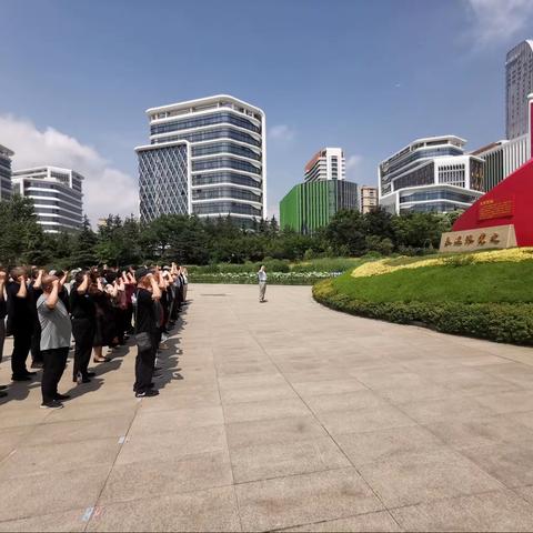 大麦岛社区党委庆祝中国共产党成立100周年“永远跟党走”主题党日活动