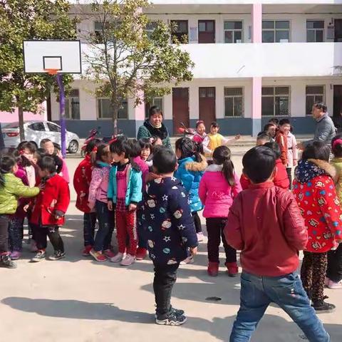 三空桥曹塘小学“大手拉小手，我和小树共成长”活动